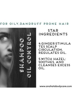 Oil Control Shampoo for Oily Hair-anti dandruff ingredients.